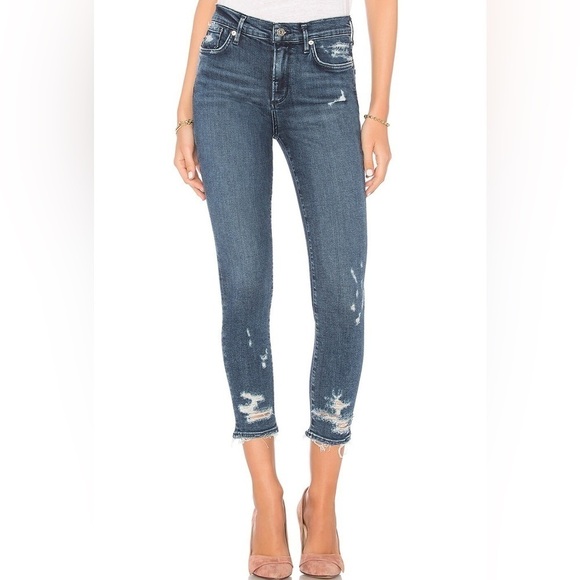 AGOLDE Sophie Hi Rise Crop Jean - Picture 1 of 13
